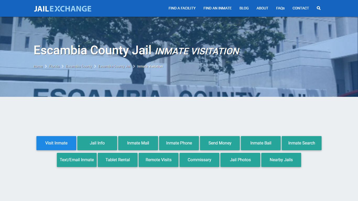 Escambia County Jail Inmate Visitation - JAIL EXCHANGE